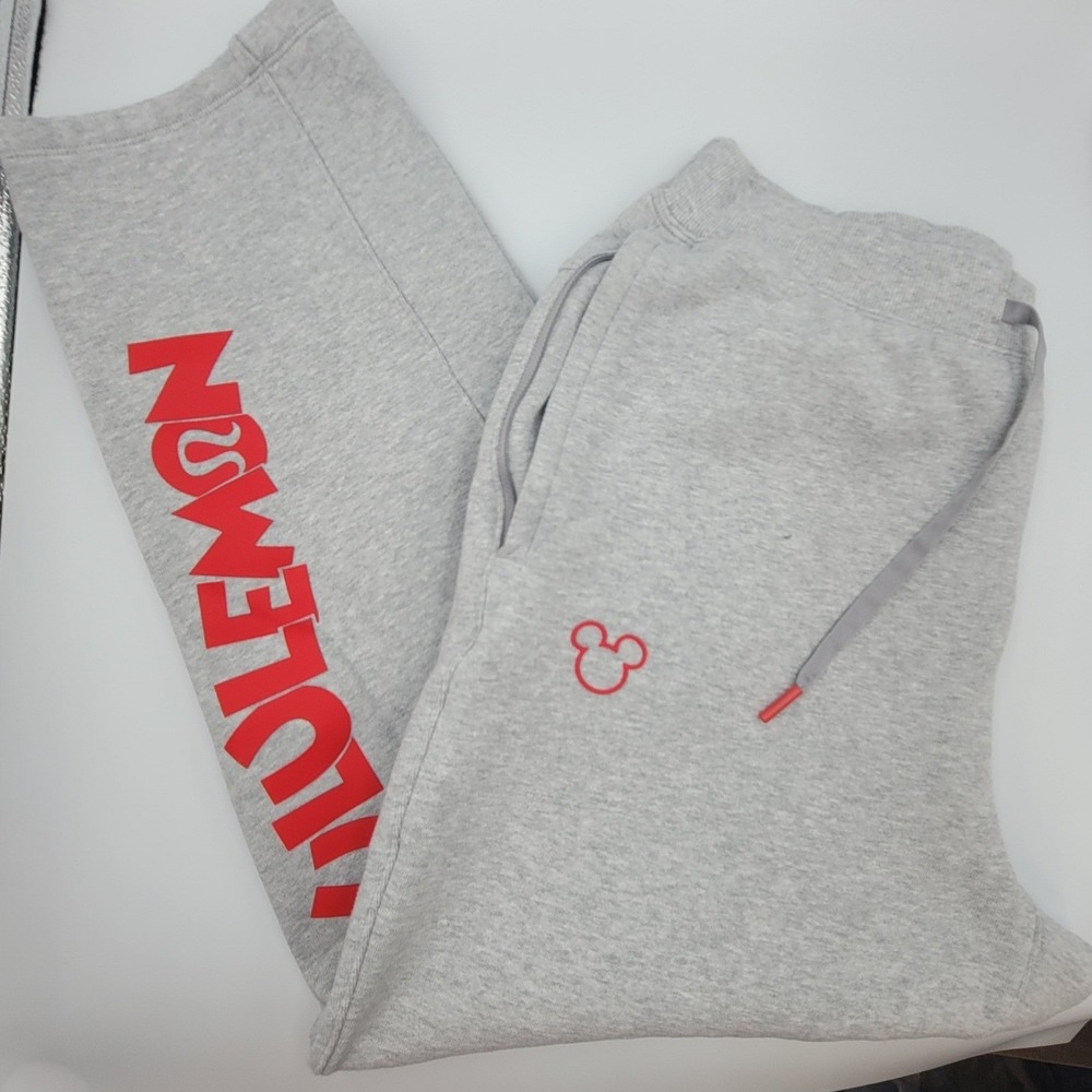Rare Limited Edition Lululemon Disney Collaboration Unisex Joggers Sz M